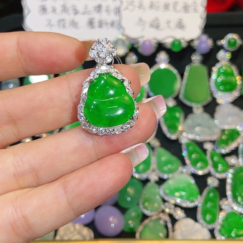 【闪购商品】颈饰未镶嵌翡翠天然翡翠