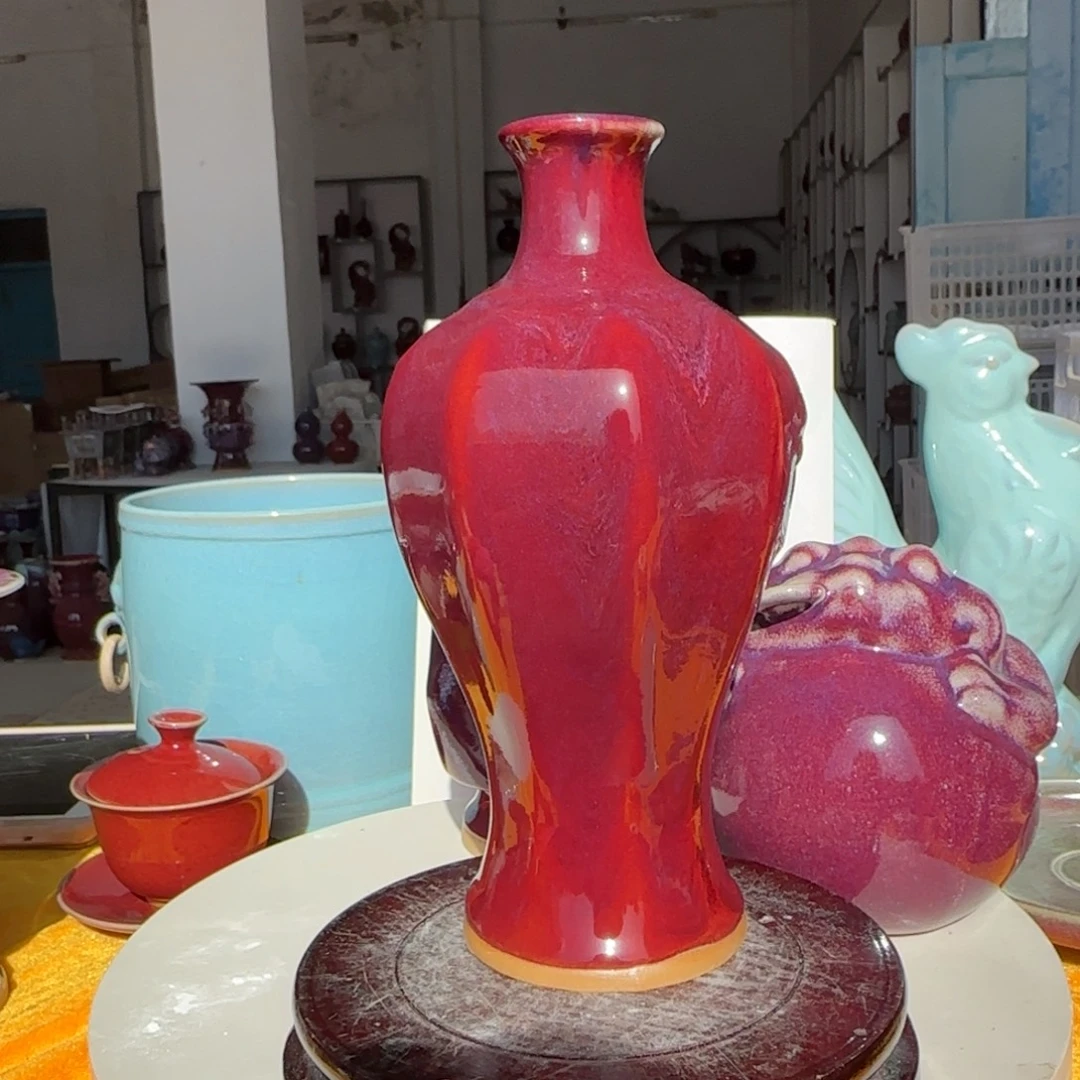 瓷片郑家钧窑摆件福利多多