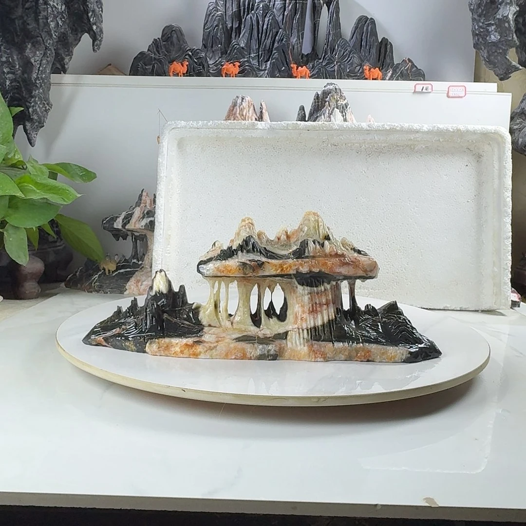 河***能山峰摆件鱼缸造景