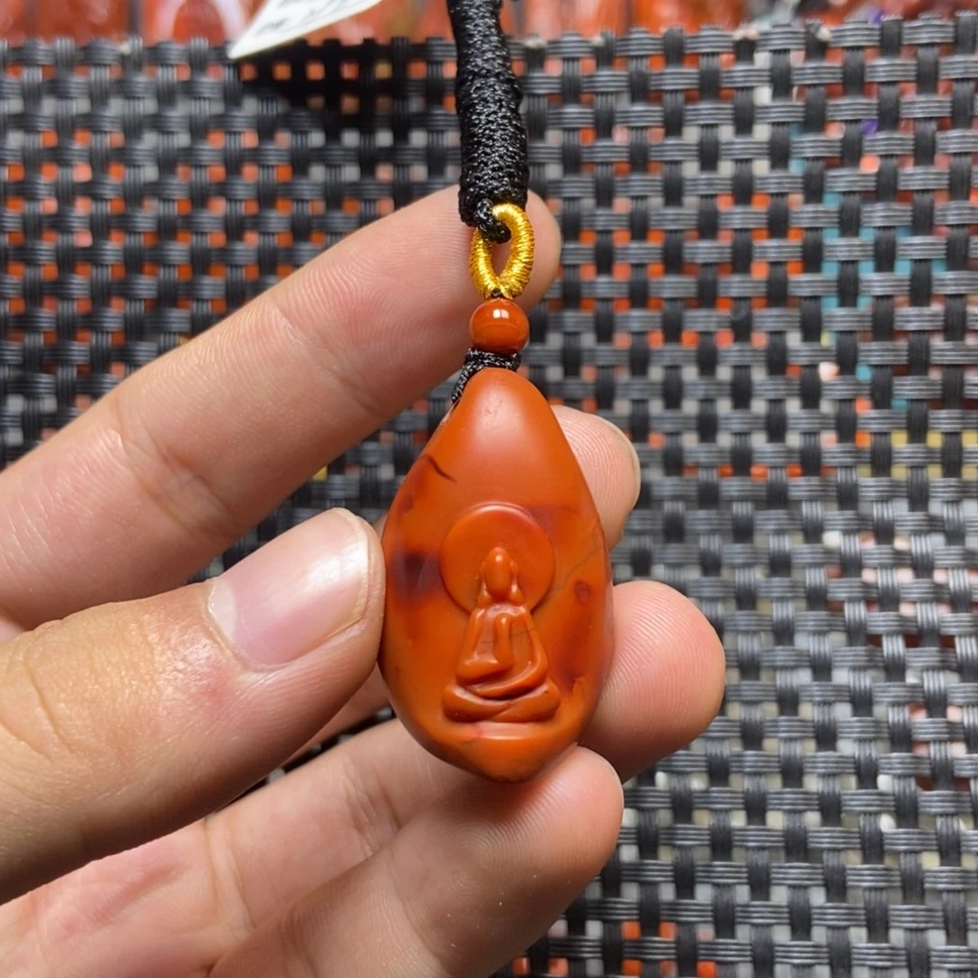 南红玛瑙未镶嵌吊坠(不含链)