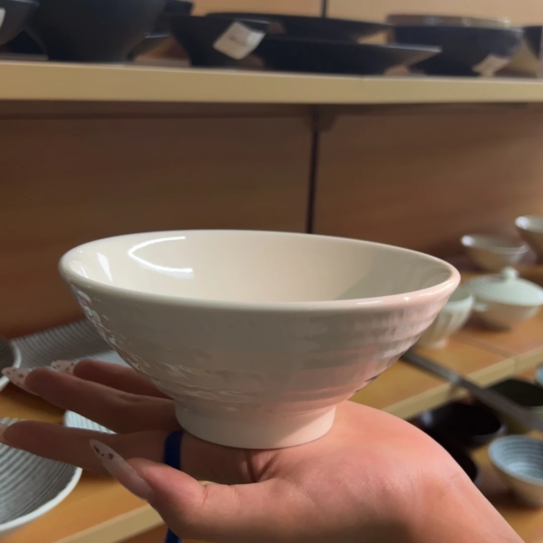 新骨瓷120一级品A品6寸宋斗笠碗