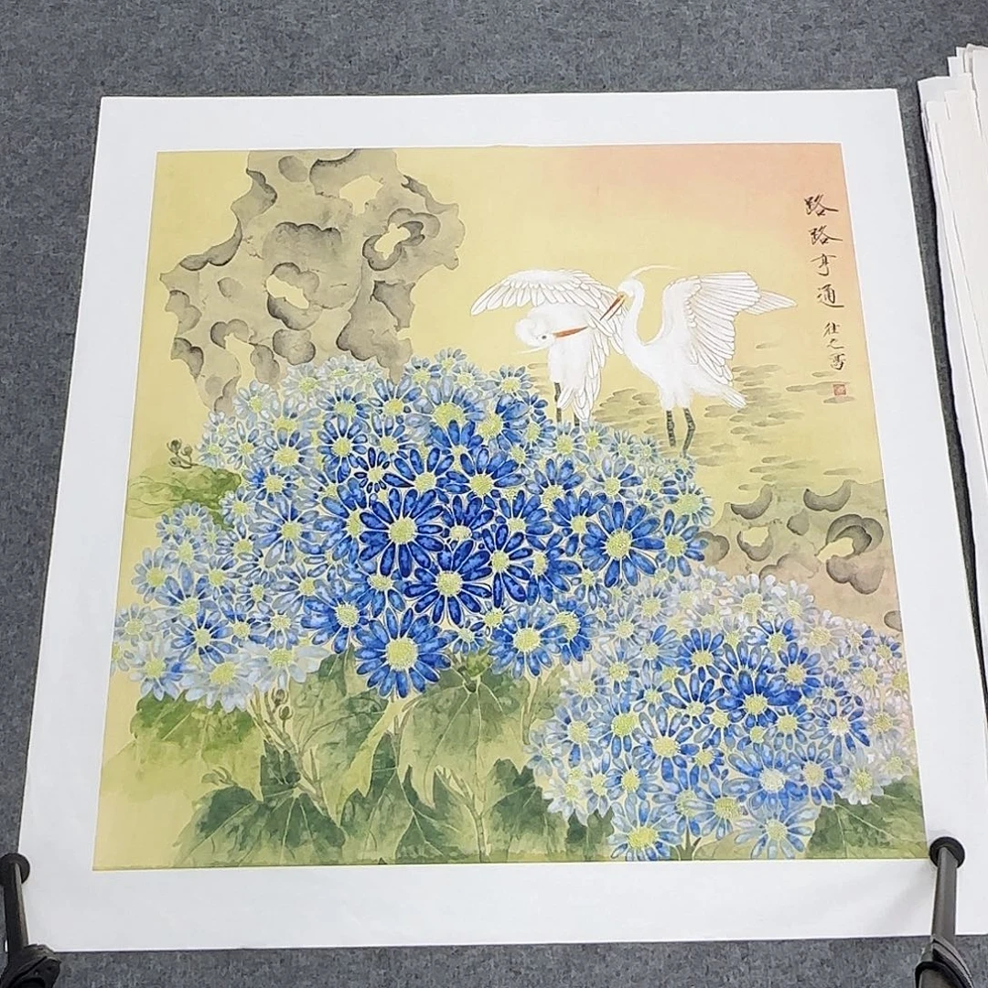 国画68*68纯手于往之