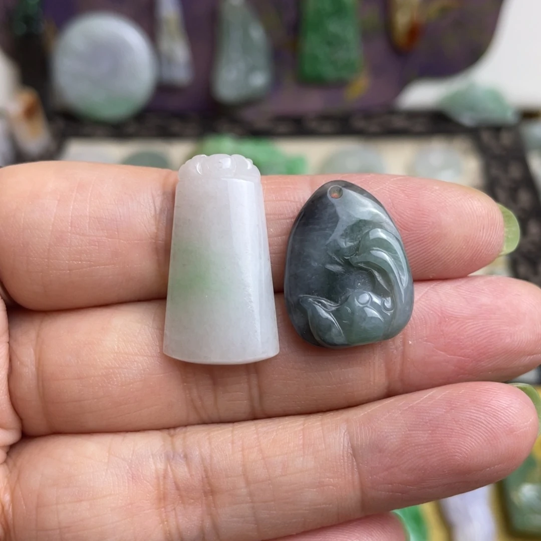 翡翠挂件未镶嵌特价挂件