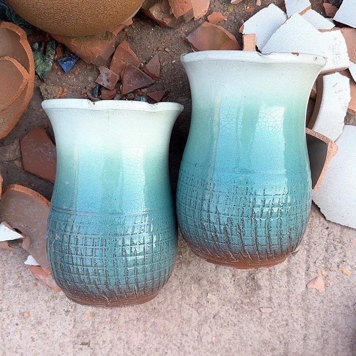 红陶微瑕花盆处理来啦