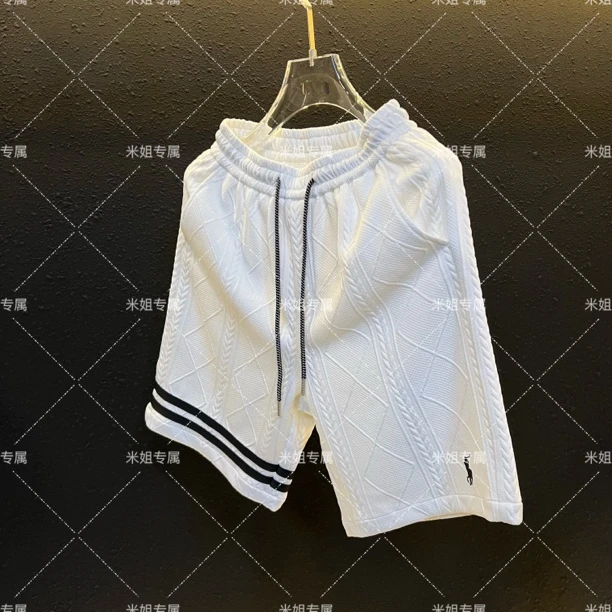 【米姐Umi】X新款设计师时尚休闲男女同款时尚五分裤TZ8506-2