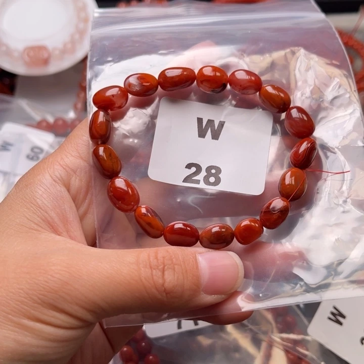 南红玛瑙未镶嵌多样性发货默认微瑕称重9mm