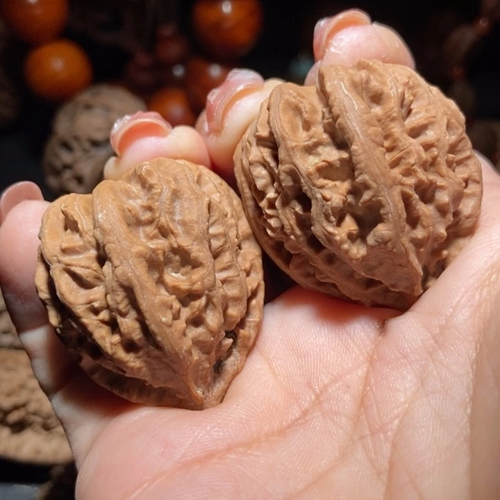 把件文玩核桃东北楸子小雪103