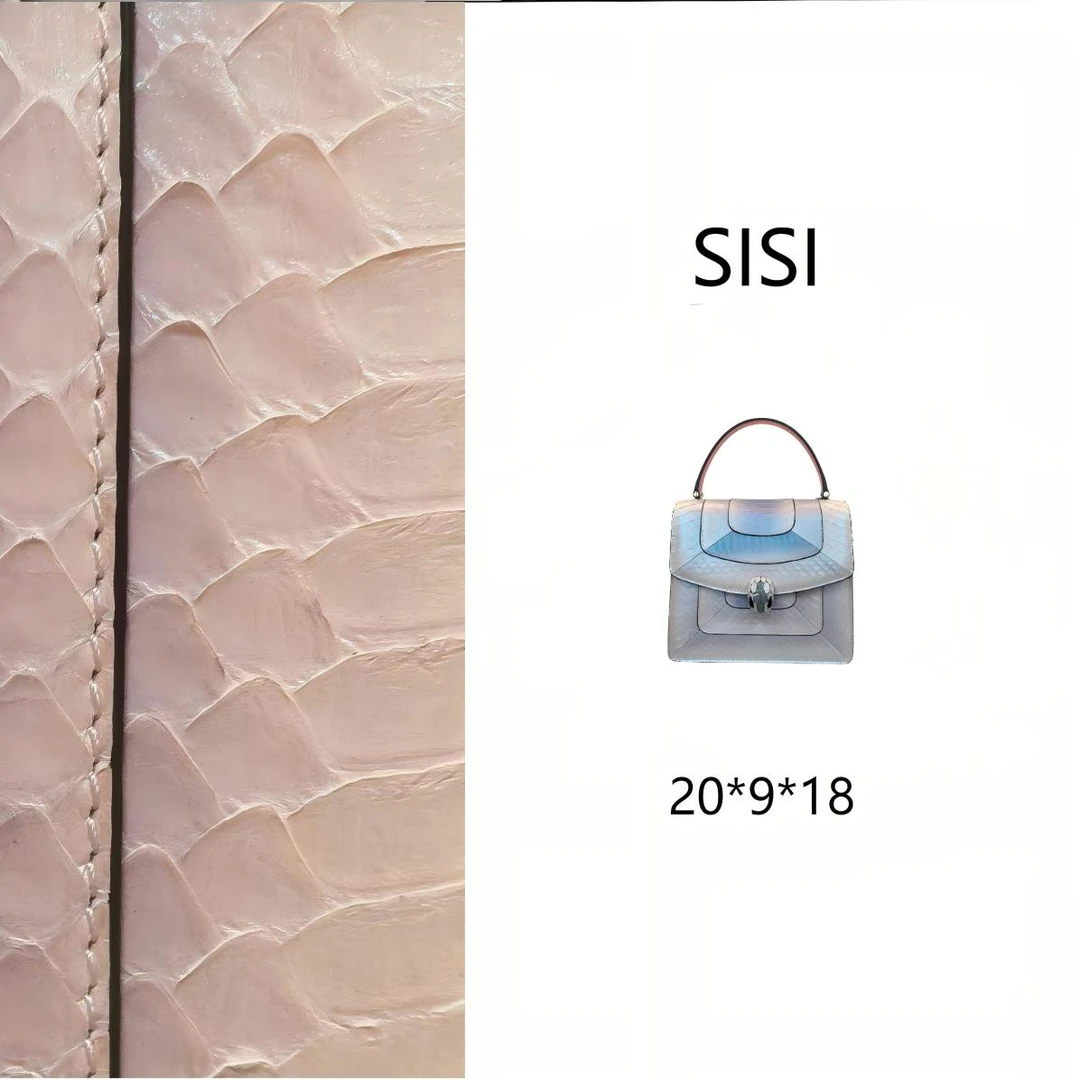 【尺寸：20*9*18】SISI原创设计高定真皮女包 5015-闪粉