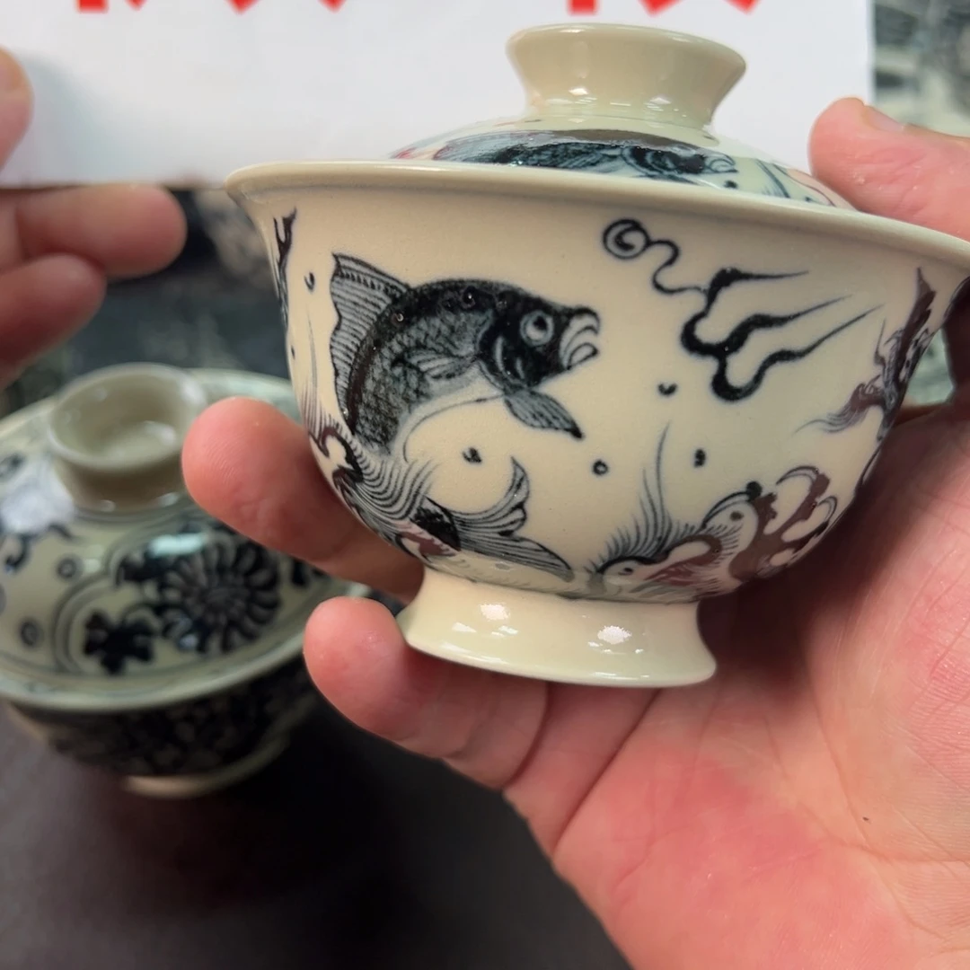 *****陶景德镇手工收据陶瓷