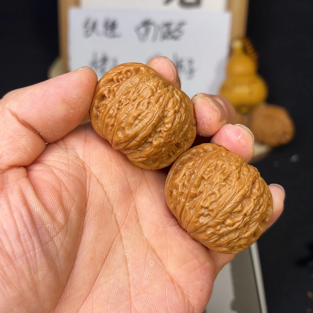 吊坠文玩核桃铁锤42+尺已打底
