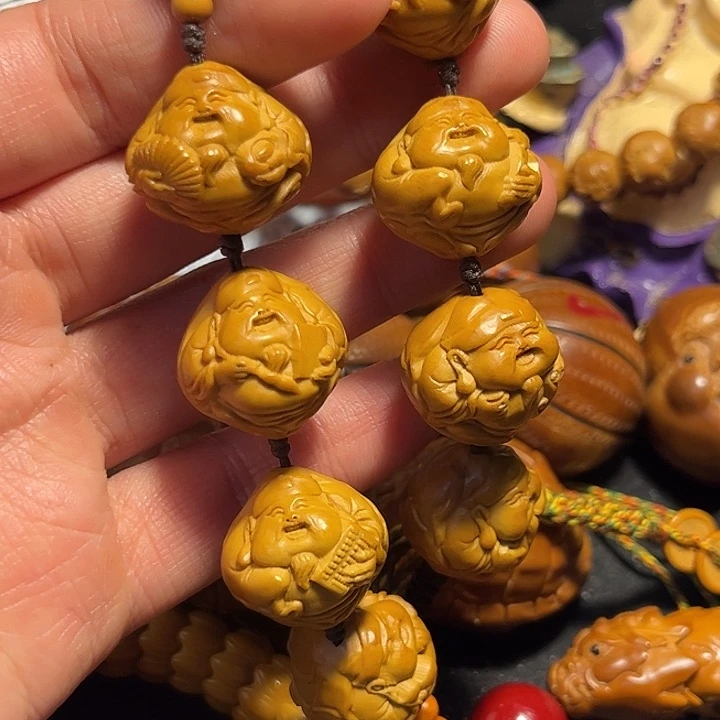 手串/手链橄榄核荷叶财神