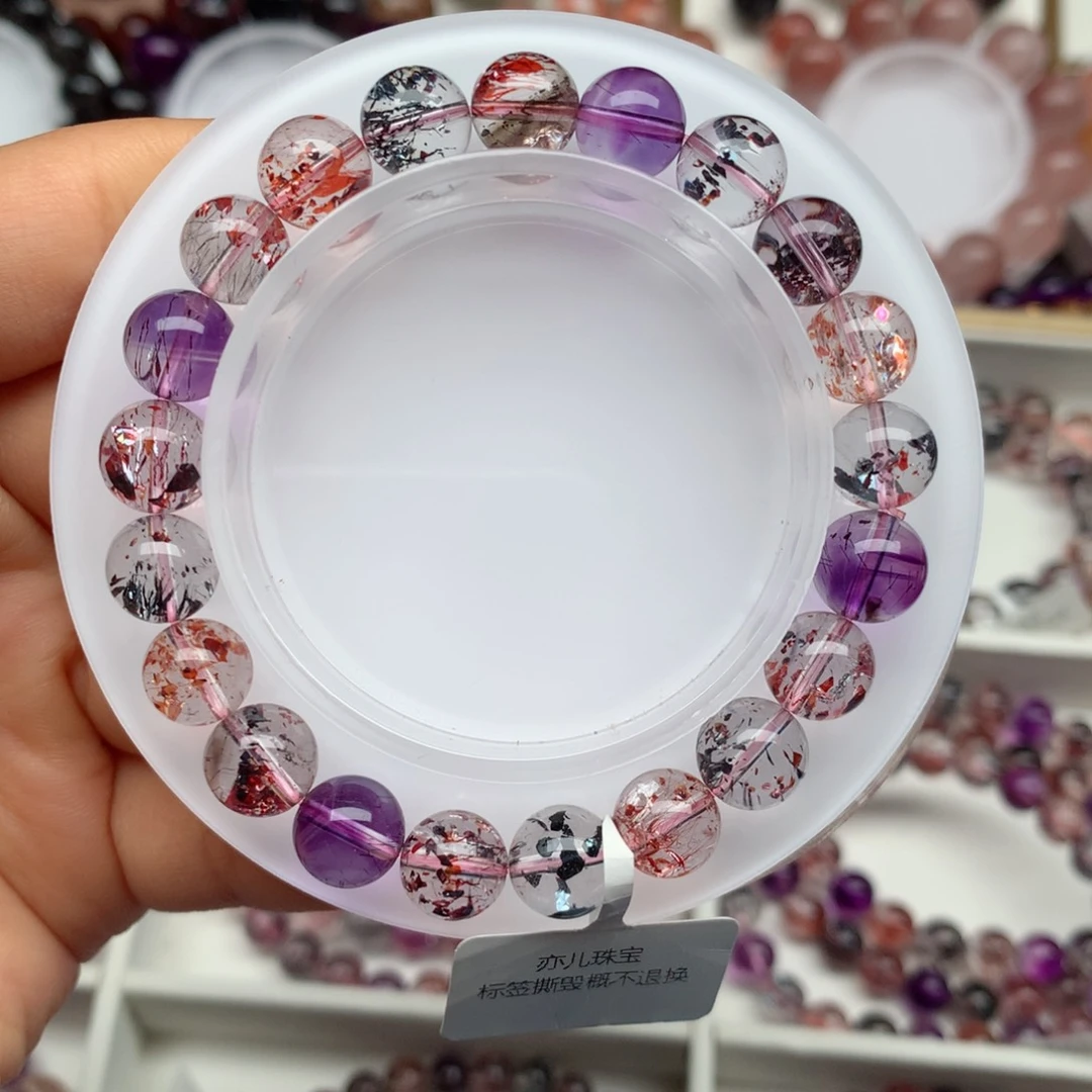 水晶手链未镶嵌彩玫超七9.2