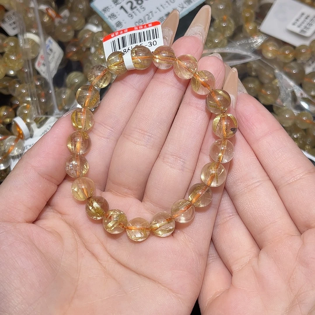 未镶嵌手串发晶半***.卡9