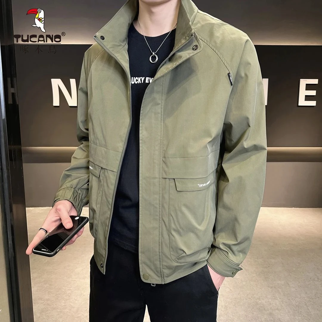 TUCANO/啄木鳥档次立领夹克简约休闲男款外套百搭时尚帅气潮流