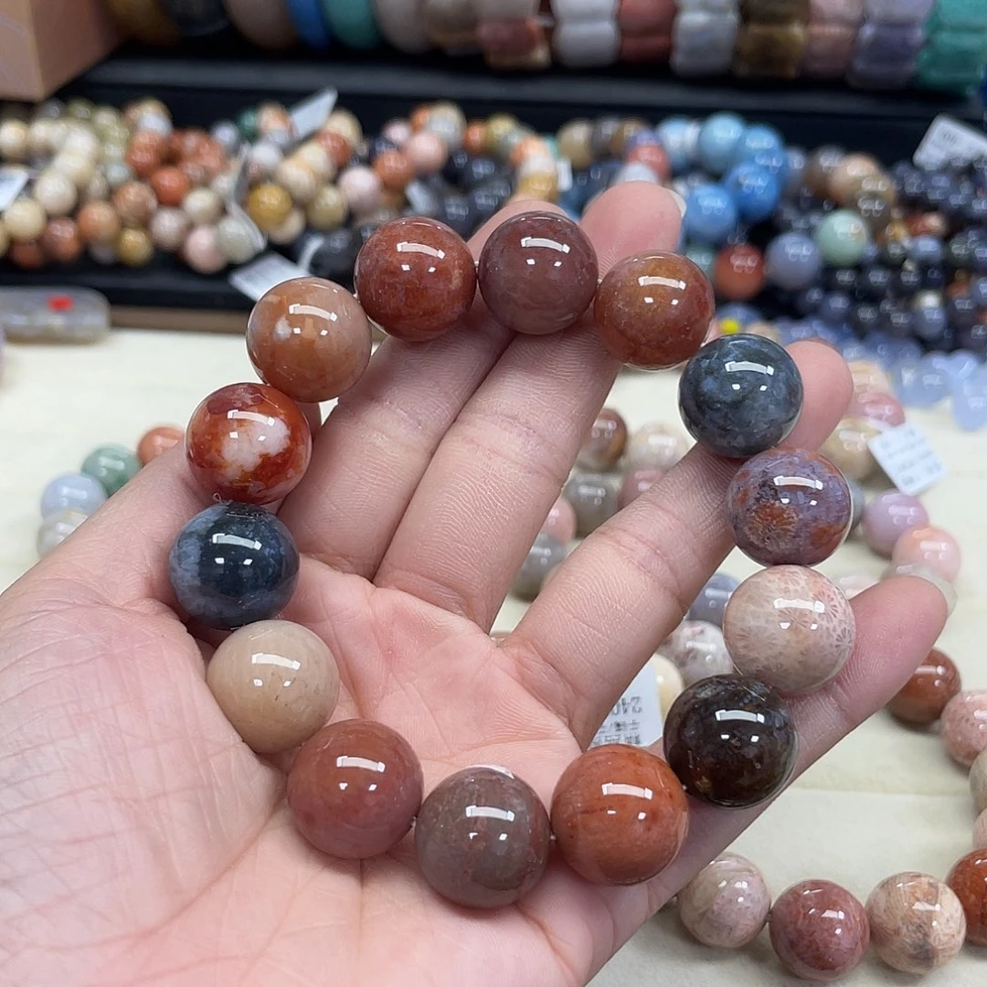 未镶嵌手串硅化珊瑚（珊瑚玉）文*兰632