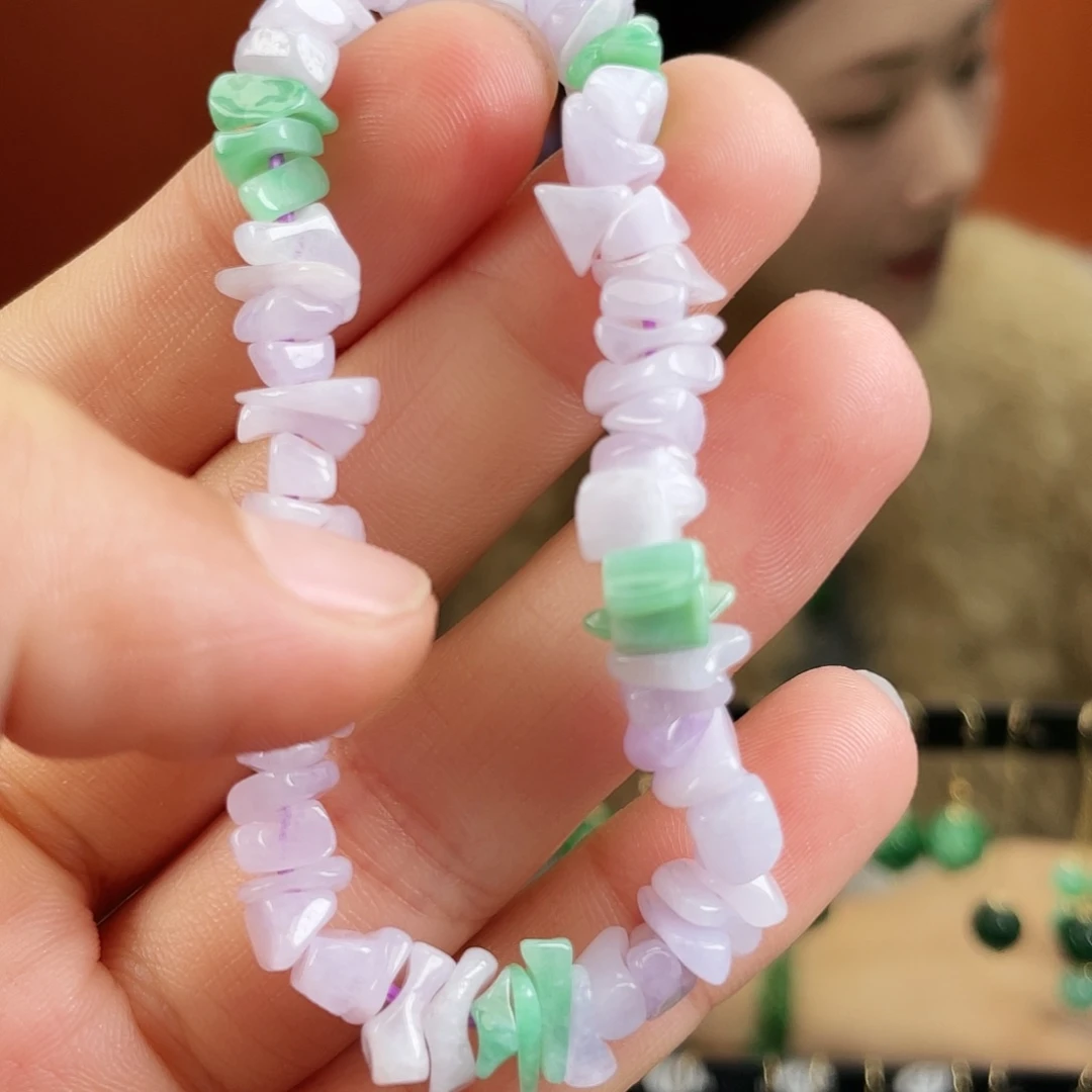 翡翠未镶嵌耳饰饰品