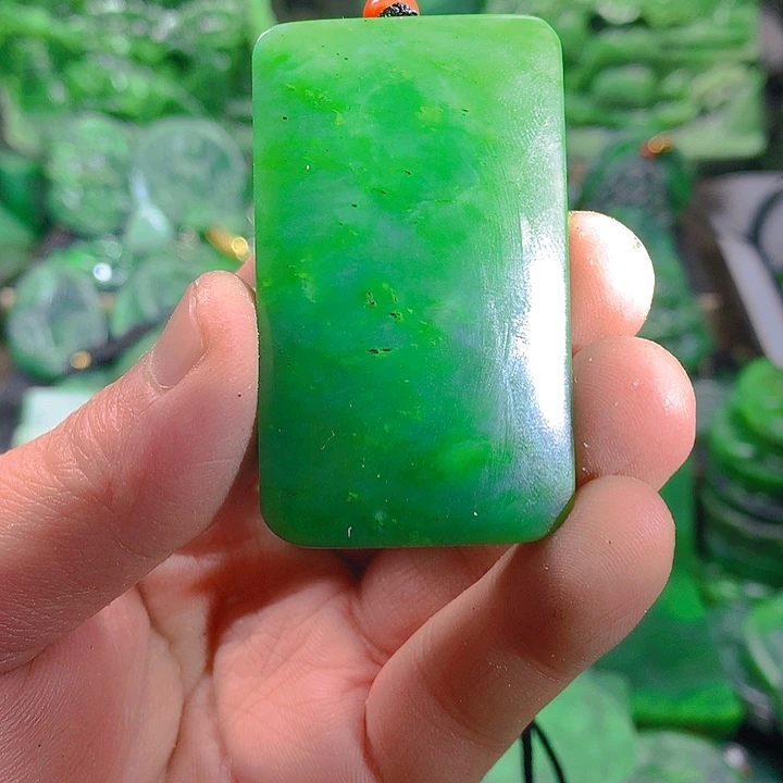 和田玉（碧玉）未镶嵌珠宝半成品