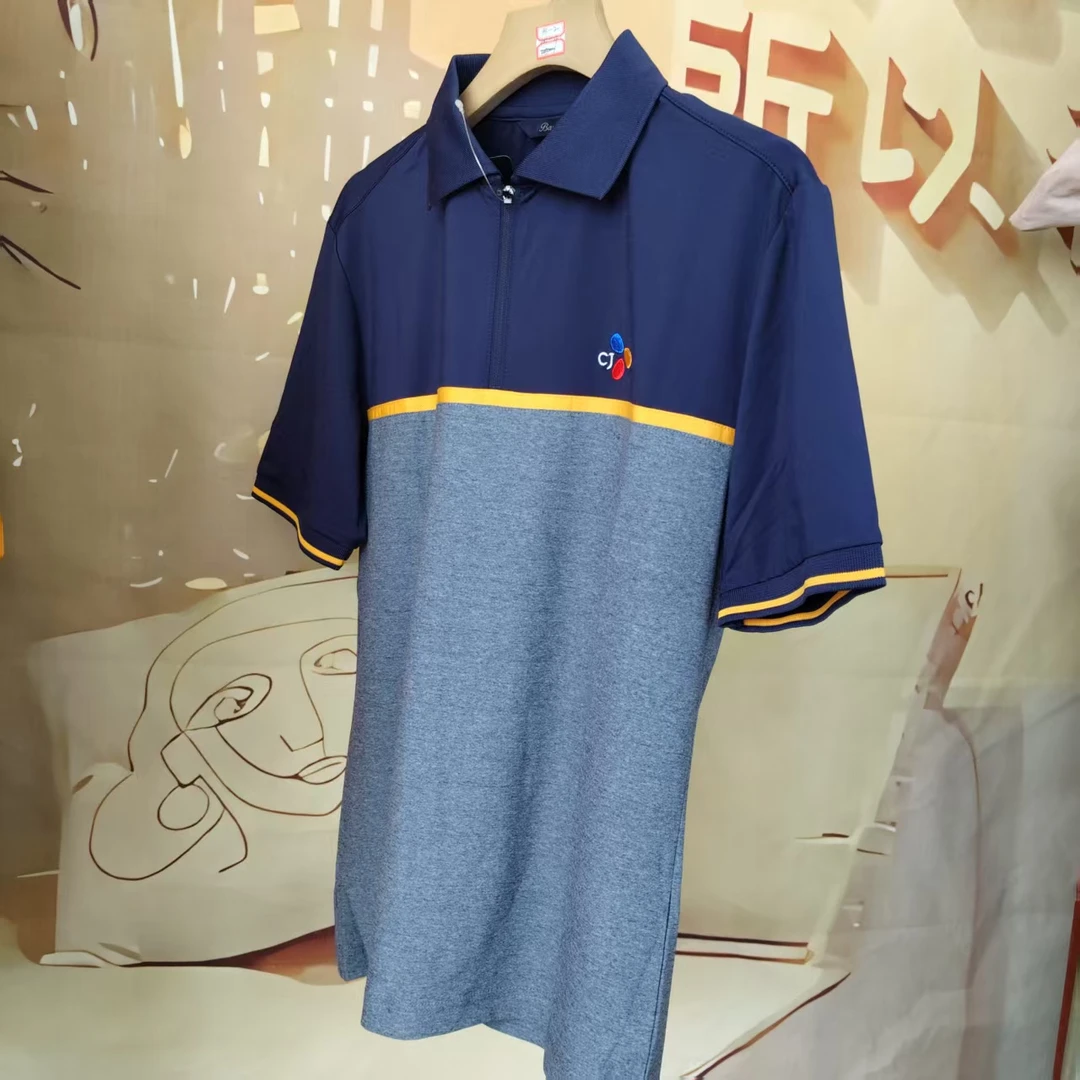 男款工作服速干翻领