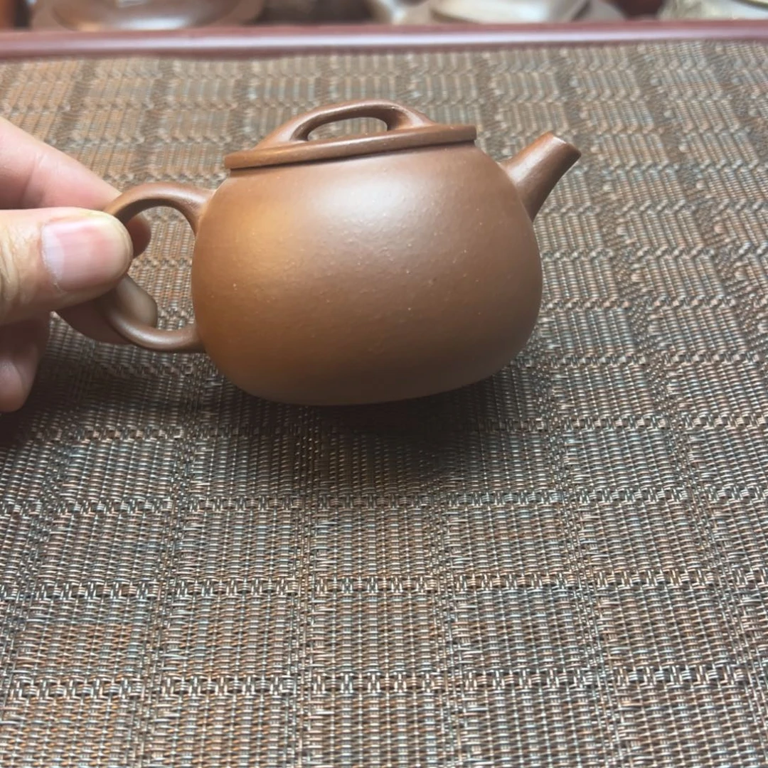 茶壶紫砂宜兴原矿紫砂壶130毫升容量