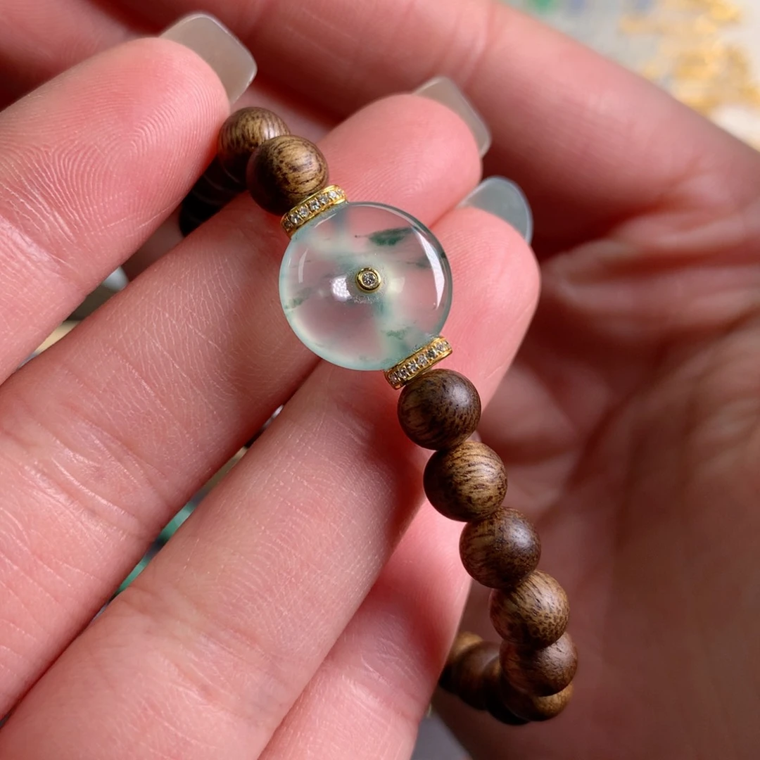 未镶嵌手链翡翠手串