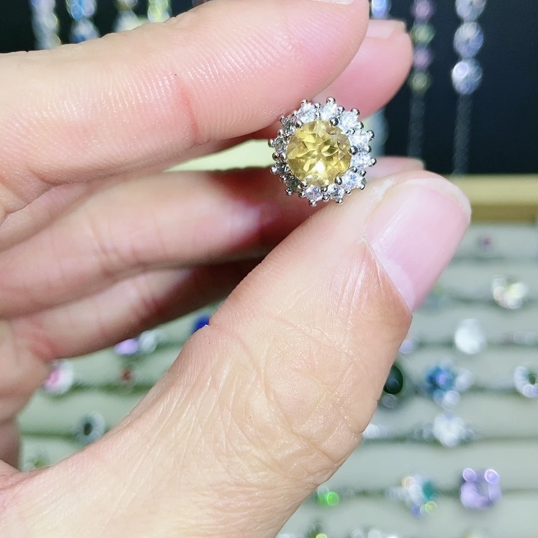 【闪购商品】未镶嵌戒指黄晶