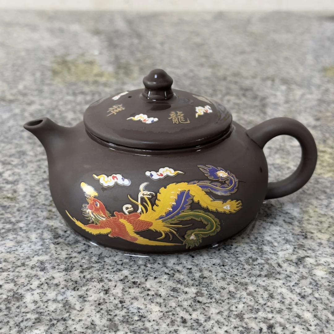 【闪购商品】深井老紫泥—寒江壶