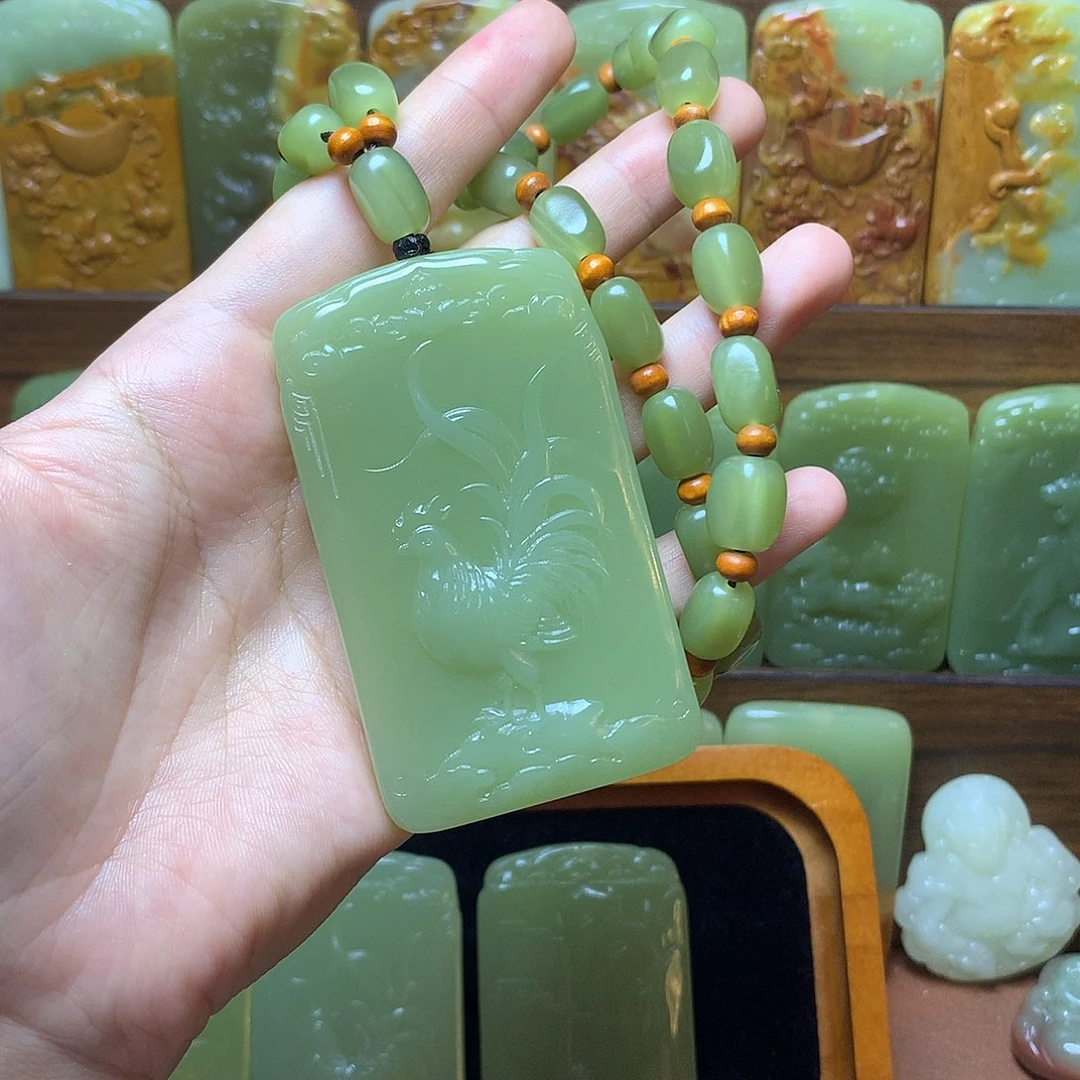 幸****盆景石方解石石头