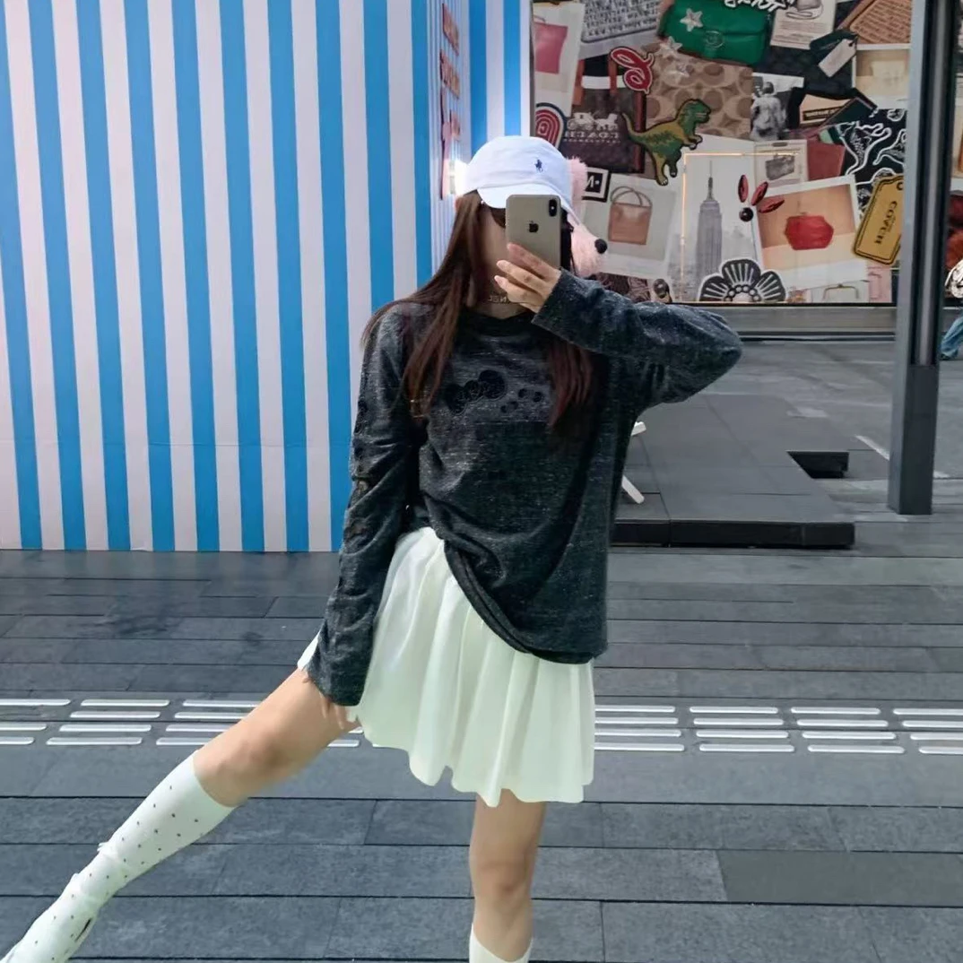 abby 百搭kt猫长袖打底T恤