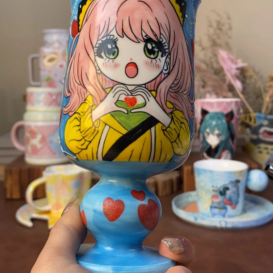 杯景德镇卡通文创水杯