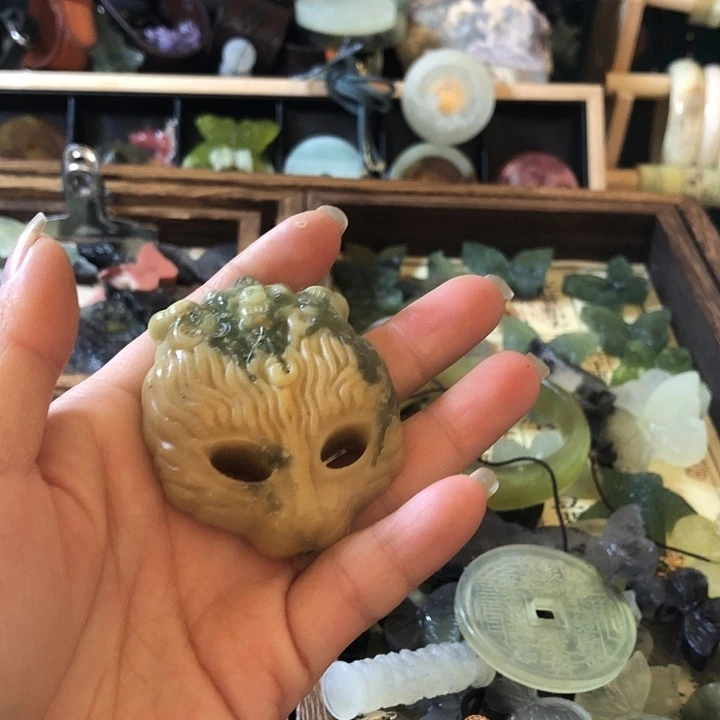 岫玉未镶嵌岫玉挂件