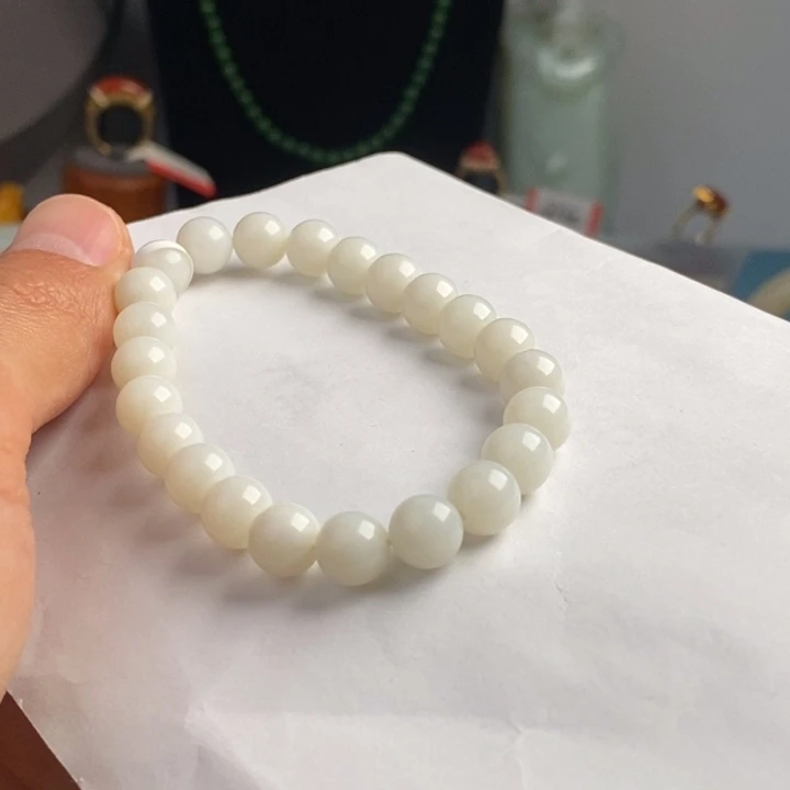 和田玉未镶嵌手串