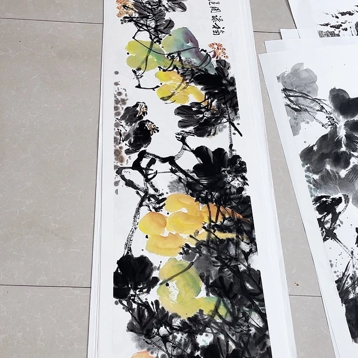 国画张圣敏先生纯手绘作品