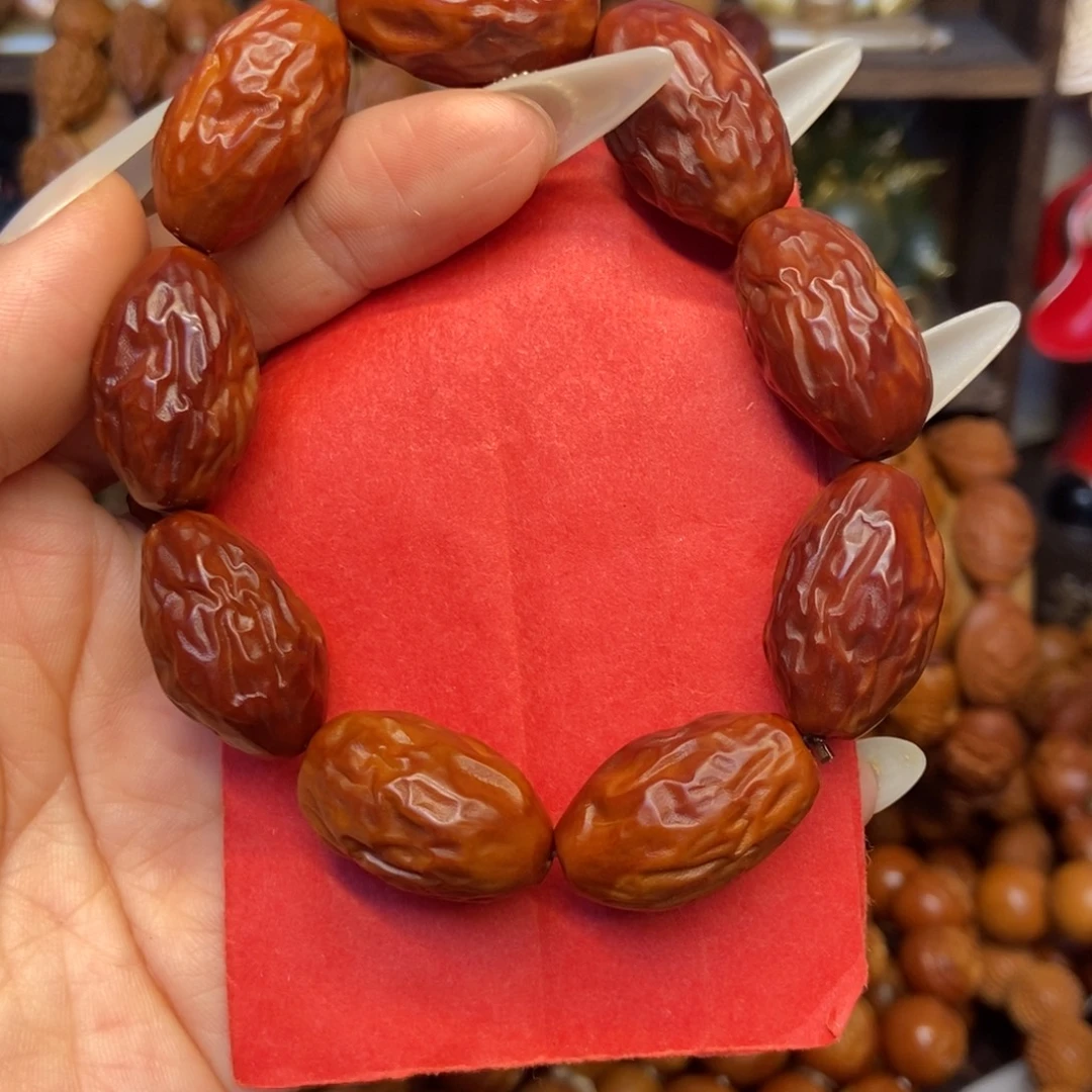 橄榄核手串/手链大枣铁核1.6