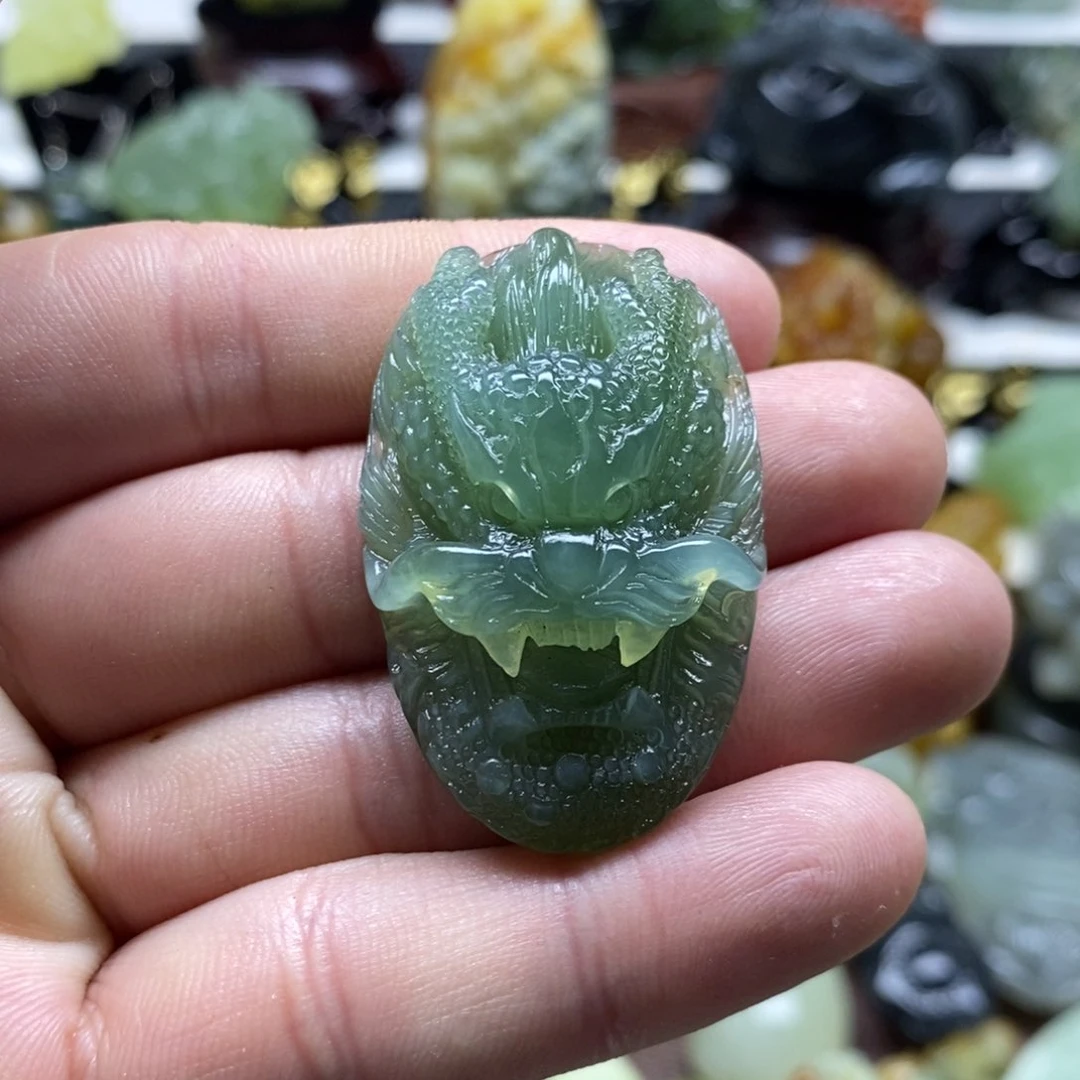 岫玉龙吊坠未镶嵌