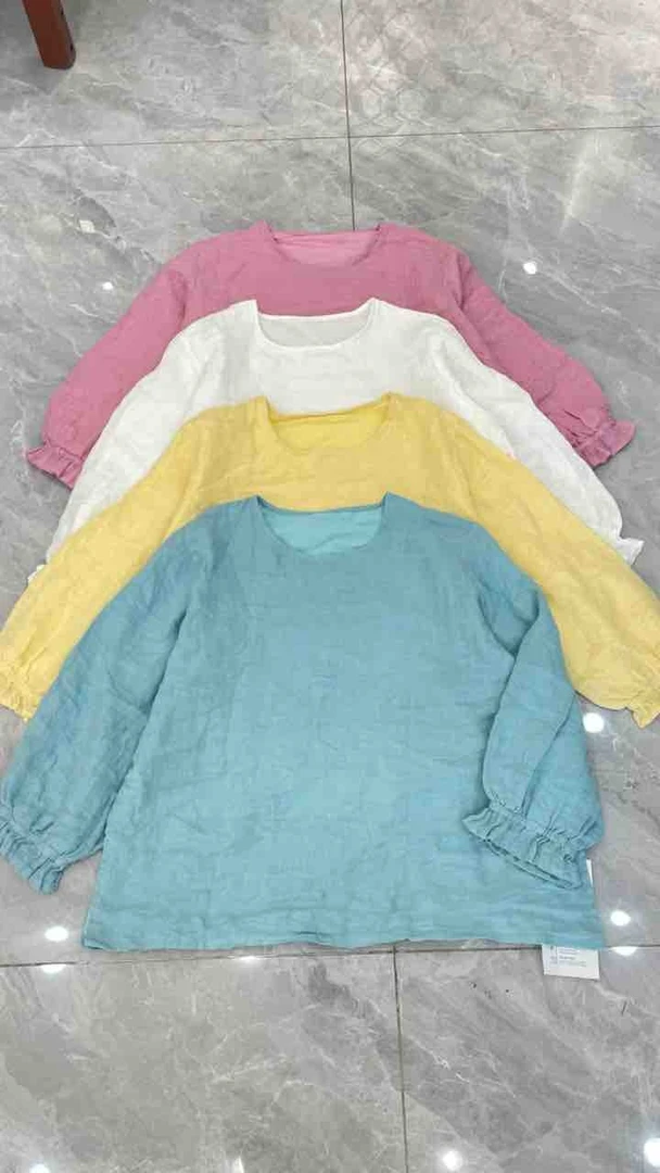 2025秋季新款双层稀疏麻超柔休闲时尚百搭