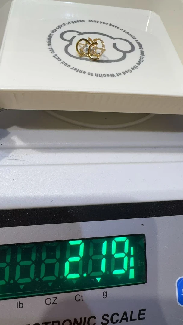 足金精品工艺耳饰