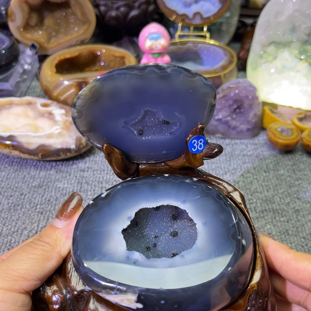 摆件紫晶未镶嵌水晶