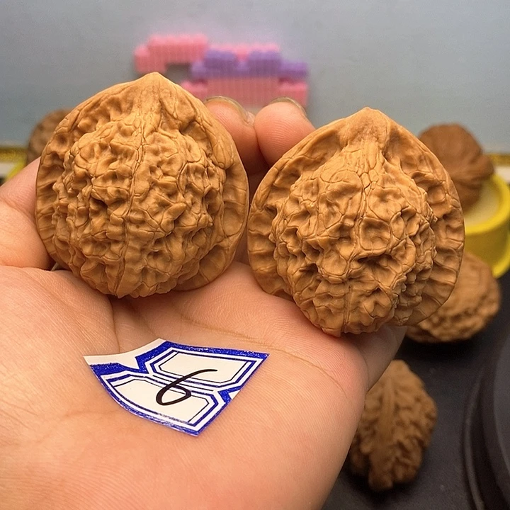 文玩核桃把件46官帽