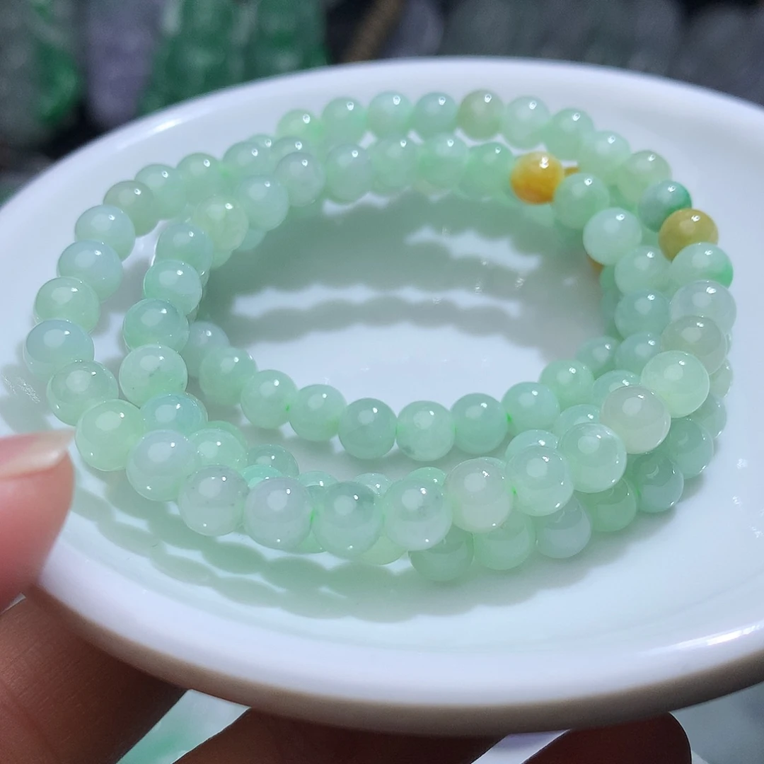 翡翠未镶嵌颈饰33