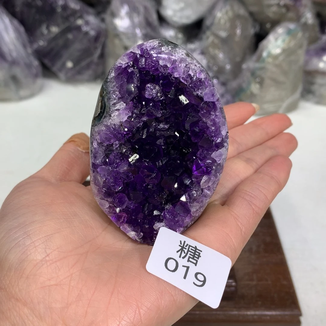 紫晶摆件未镶嵌水晶