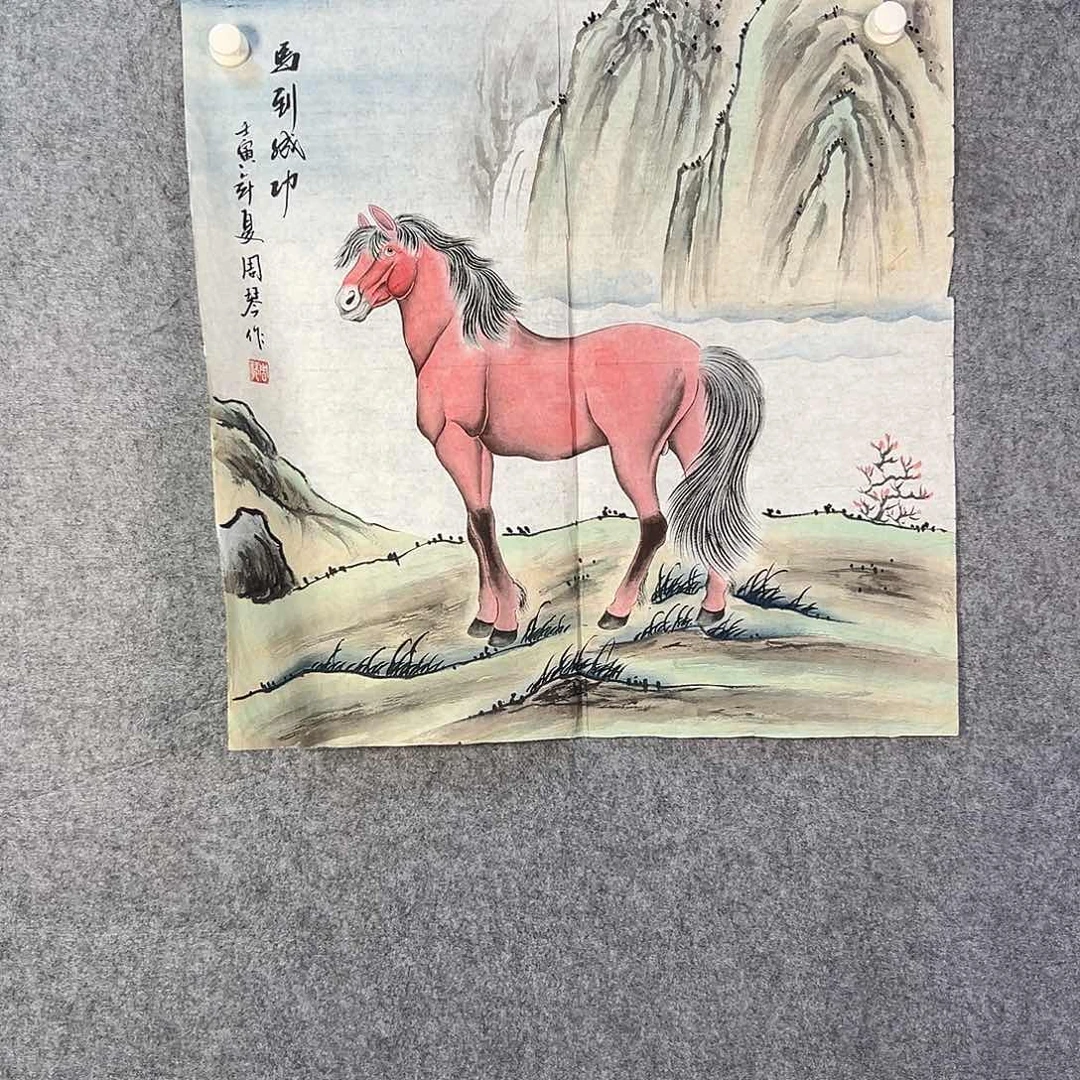 国画260 花鸟在此处飞翔也不太