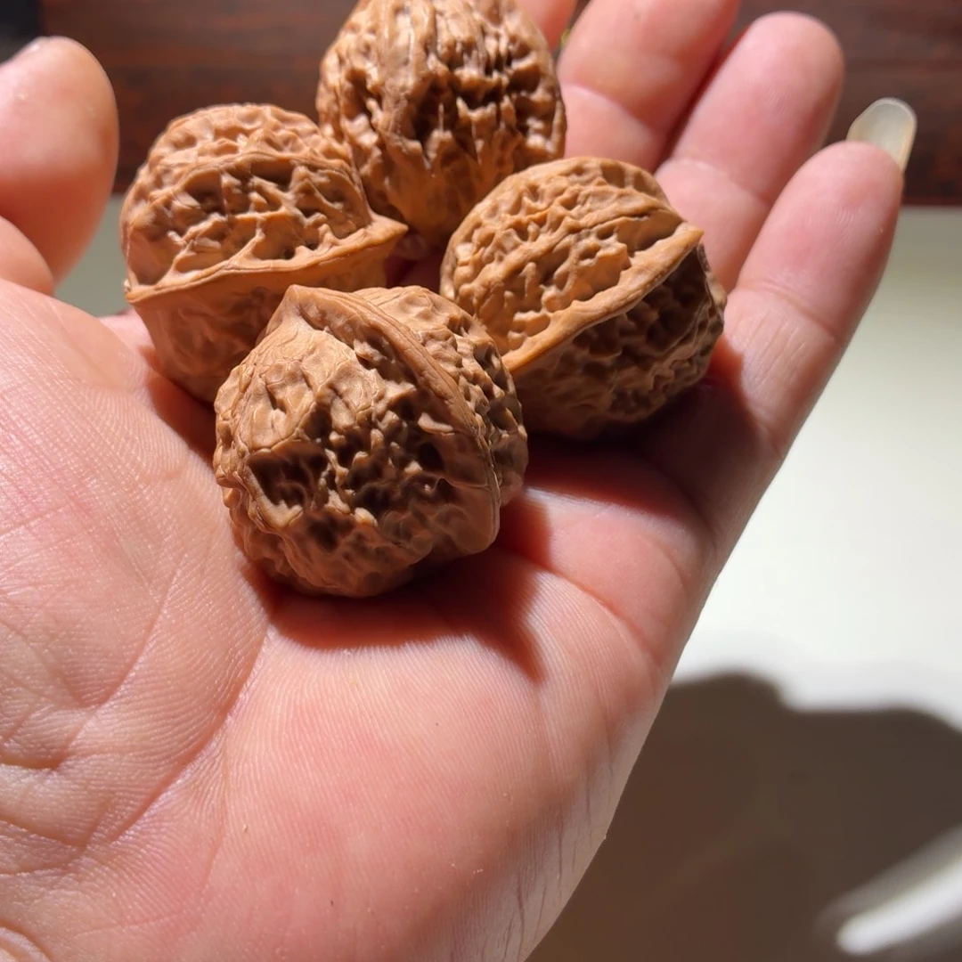 文玩核桃把件李****?两对核桃