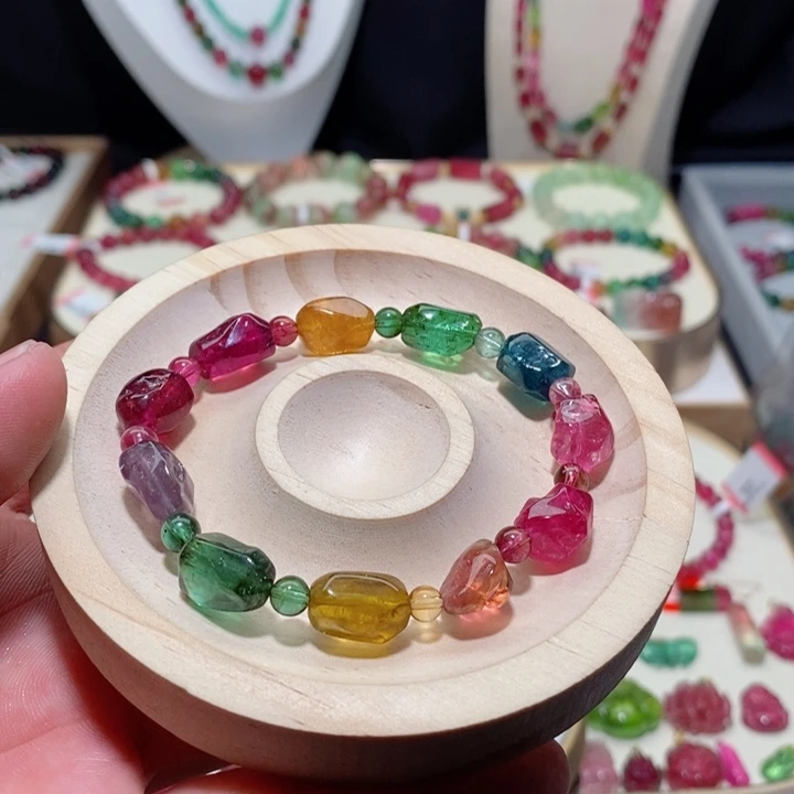 碧玺手链未镶嵌碧玺手链