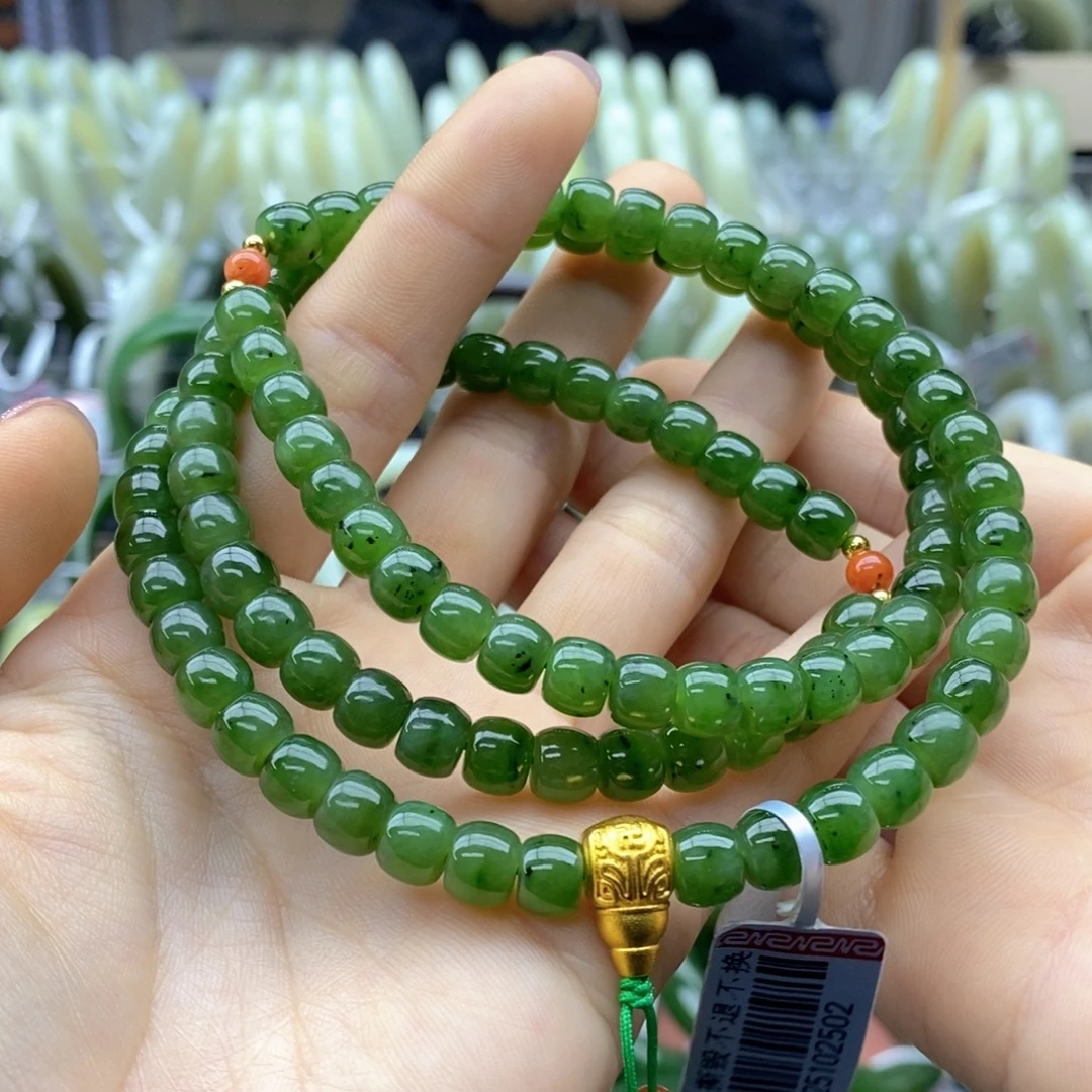 和田玉未镶嵌挂件卡7