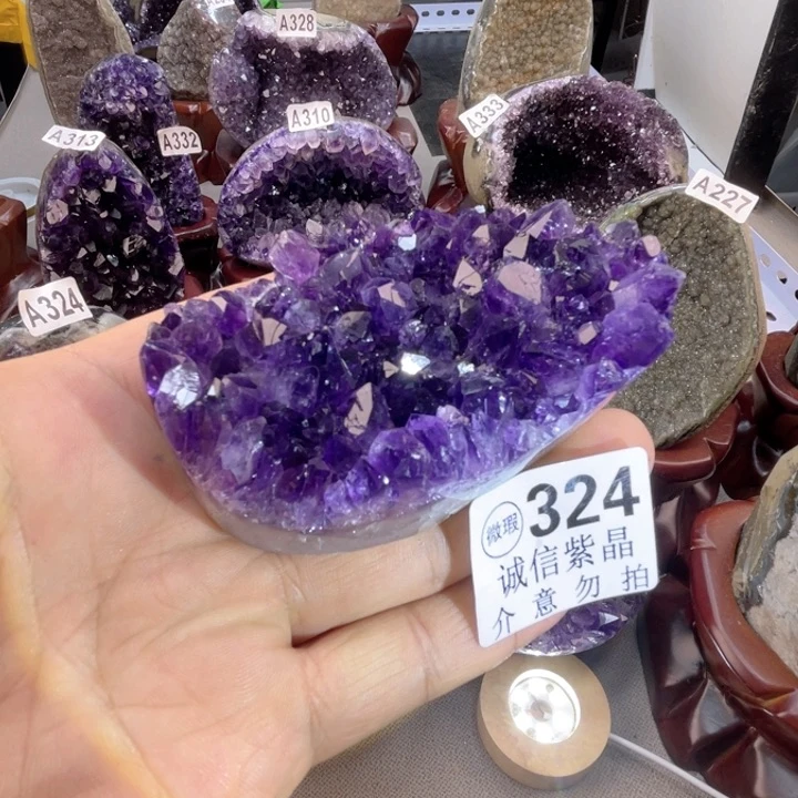 未镶嵌大型摆件（非配饰）紫晶