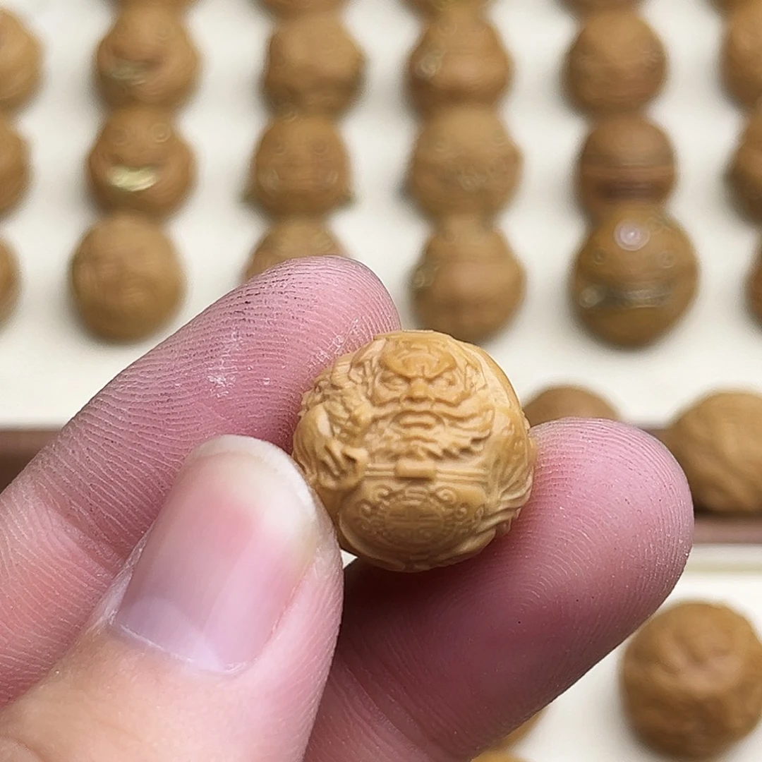 猴头核桃吊坠钟馗全家福17