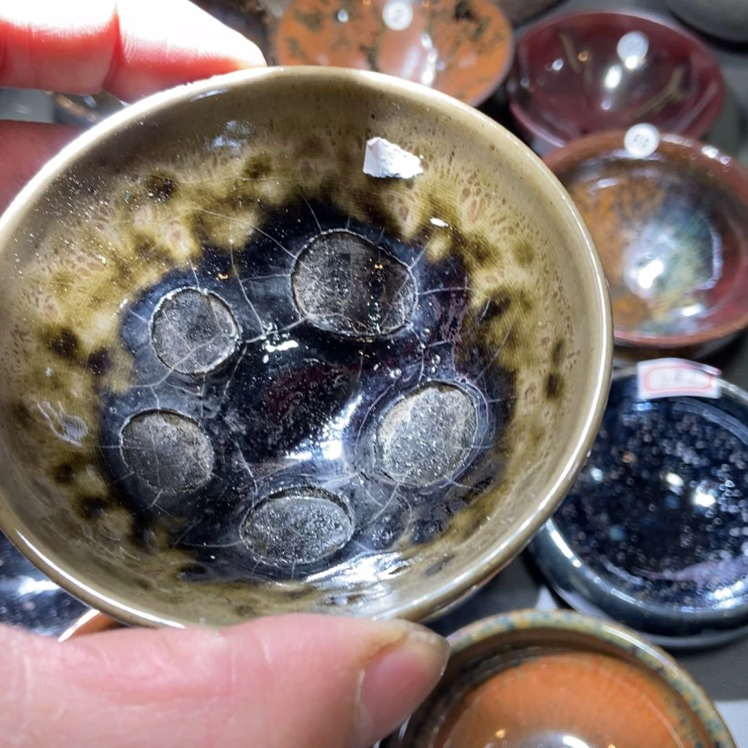 茶盏?*3 建窑建盏壹铭建盏