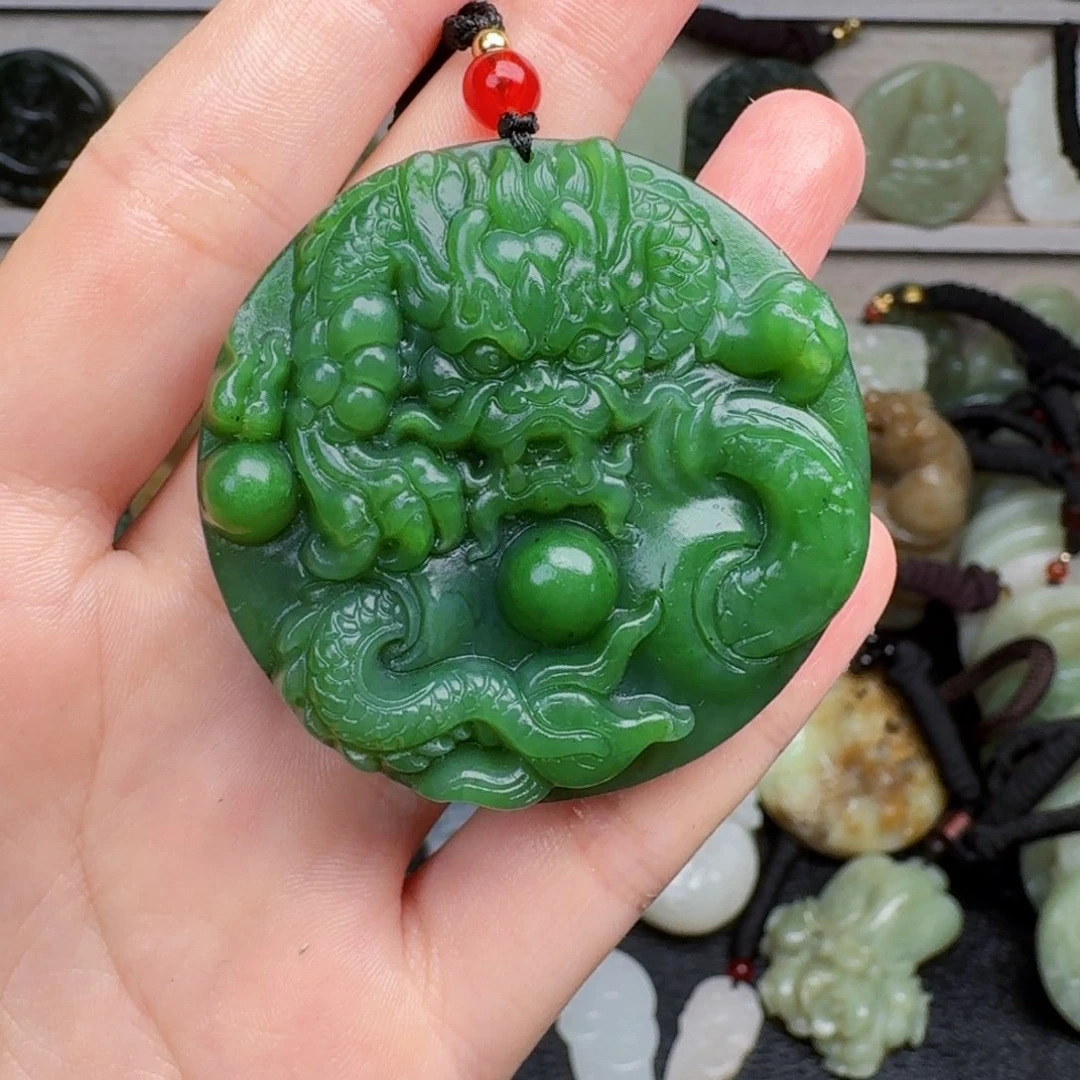 和田玉未镶嵌颈饰欣****E