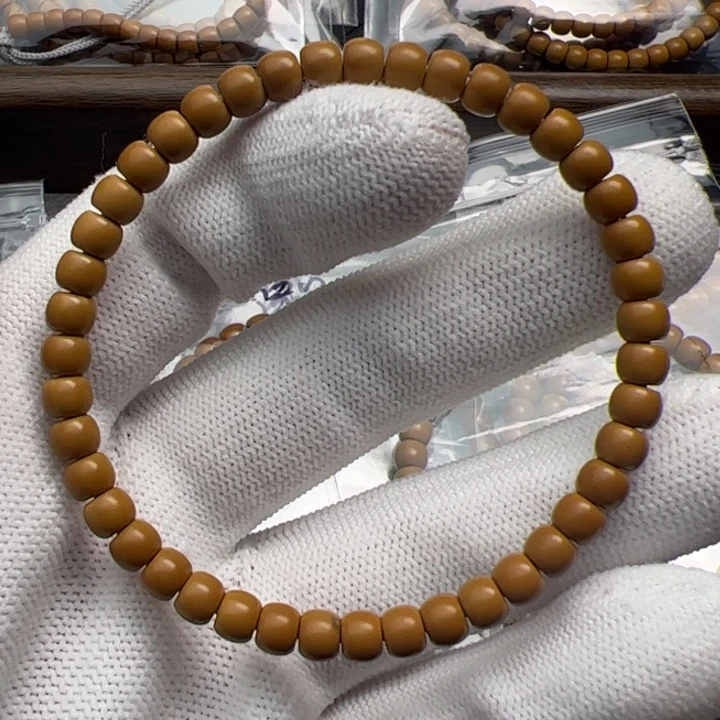 橄榄核吊坠老挝核尖单圈5.3mm