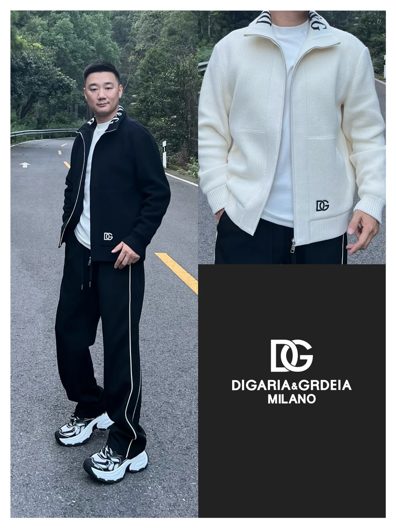 DG迪噶雅《国际行》2025秋羊毛轻奢时尚休闲针织开衫K138